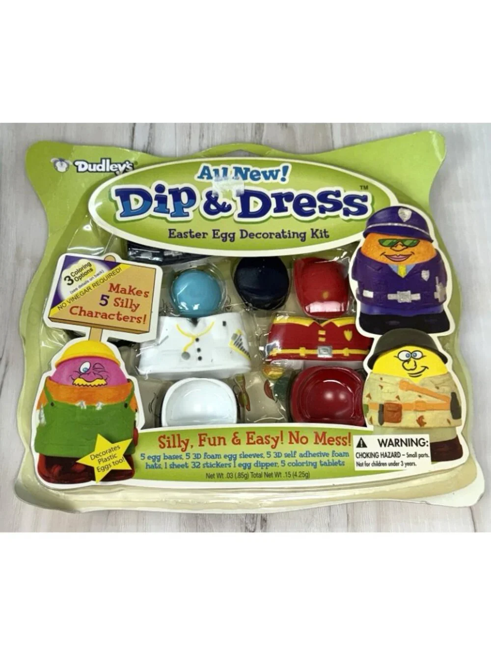 VTG 2004-2005 EASTER EGG DECORATING KITS Hello Kitty Dip & Dress Eggs w/ Legs